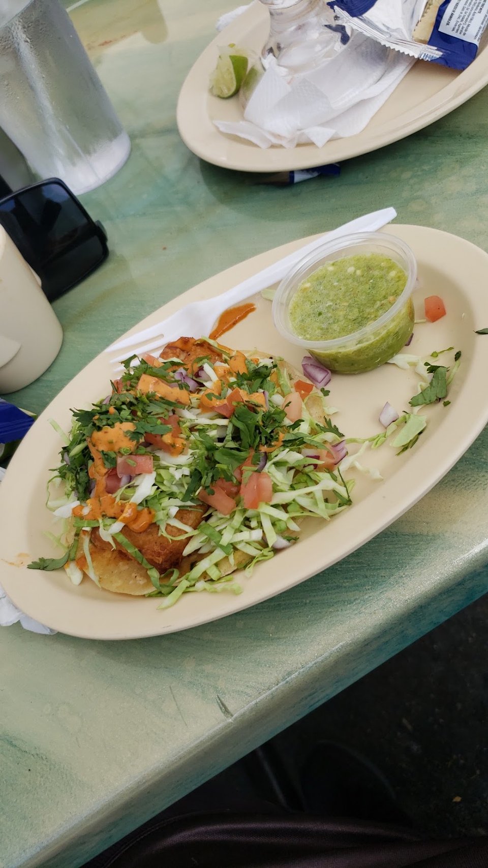 Taco De Pescado Empanizado